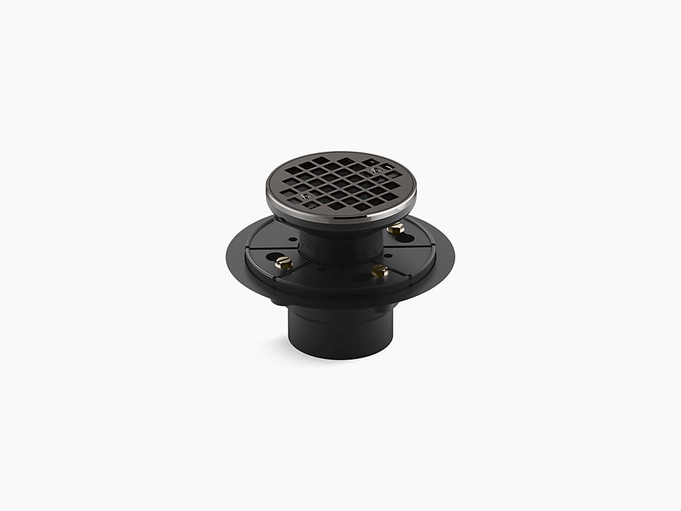 Kohler - Clearflo™  Round design tile-in shower drain